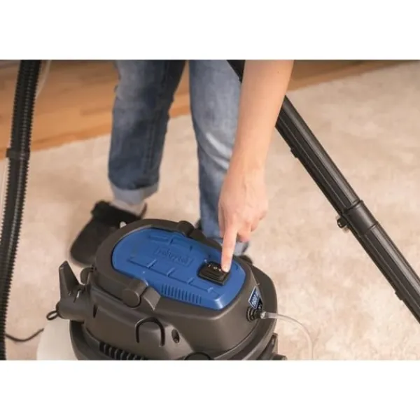 Grovstøvsugere>SCHEPPACH SprayVac20 Vand- og støvsuger med injektor - 1600W - Rustfri ståltank - Grå - 5 i 1