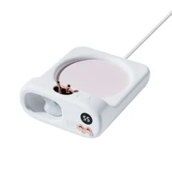 Kopvarmer>Sød kopvarmer Sød tegneserie Smart planlagt temperaturkontrol varmeplade til hjemmet kollegieværelse CN 110V-220V