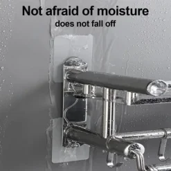 Selvklæbende kroge 10-pak - Transparent Hot