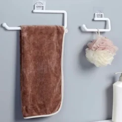 Selvlød indehaver til husholdningspapirhåndklæde -kroge hvidt Discount