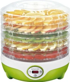 SENCOR SFD 851GR Fødevaredehydrator Grøn-Transparent Clearance