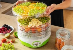 SENCOR SFD 851GR Fødevaredehydrator Grøn-Transparent Clearance
