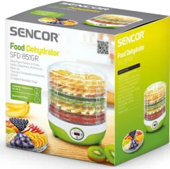SENCOR SFD 851GR Fødevaredehydrator Grøn-Transparent Clearance