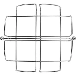 Servietholder, stål sølv servietstander, lommetørklædeholder med tryk Discount