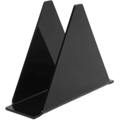 Servietholdere til borde Akryl Farmhouse Servietholdere Opretstående Lodret Spisebord Servietdispenser til køkken Sort Outlet