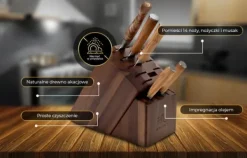 Shiori 撓 Akashia Burokku knivstativ 16 huller Online