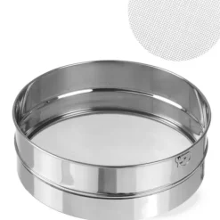 Sier>Sigte til sigtning af brødkrummer, diameter. 247 mm stål - Hendi 637814