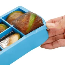 Silikone er form for 8 store isbiter Ice Cubes New