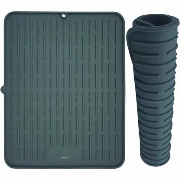 Silikone fad tørremåtte 42x33cm grå KINGHOFF KH-1904 Discount