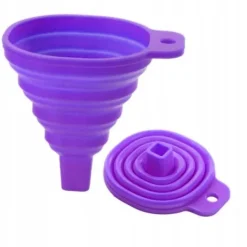 Tragte>Silikone foldbar tragt til bilolie, lille