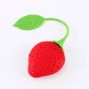 Tefiltre>Silikone Kreativ Jordbærformet Tebladsi Urte Krydderi Infuser Filter