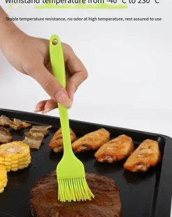 Silikonebørste stor 26 cm orange XL