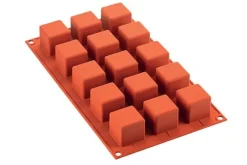 Silikomart Silikoneform til enkeltportion CUBI 35x35mm/H=35mm Best