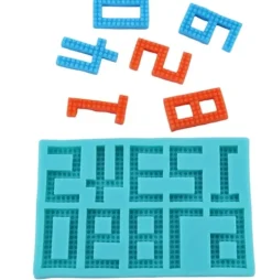 Silikoneform til sukkerpasta 3D-TALKLOKKE Clearance