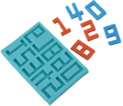 Silikoneform til sukkerpasta 3D-TALKLOKKE Clearance