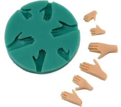 Silikoneform til sukkerpasta SMÅ HÆNDER HÆNDER Sale