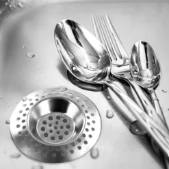 Sier>SINKESIDE lavet af rustfrit stål, diameter 7,2 cm