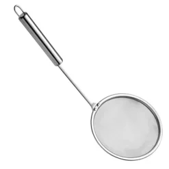 Skimmerske Fedtsi Rustfrit Stål Finmasket Langt Håndtag Hot Pot Skimmer til Fedtskum Køkken S Sale