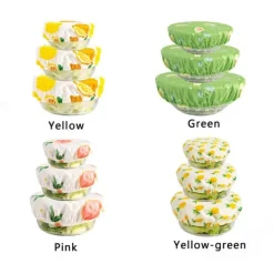 Skållåg Genanvendelige skållåg Elastiske overtræk til madopbevaring Skållåg Genanvendelige låg til madfrugtrester Outlet