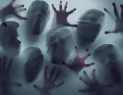 Ismaskine>SKÆREBRÆT I GLAS 52x40 ABSTRAKTION