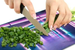 SKÆREBRÆT I GLAS 52x40 ABSTRAKTION Outlet