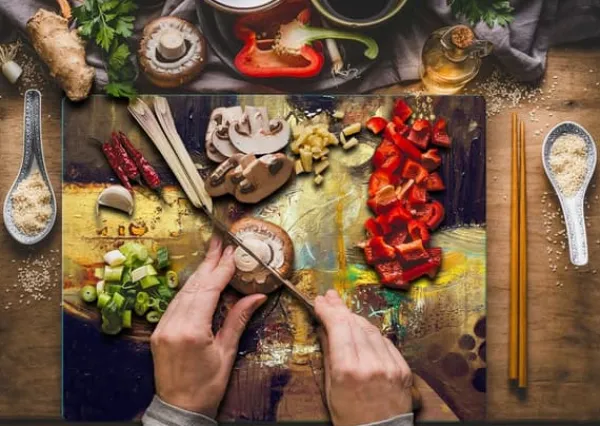 Ismaskine>SKÆREBRÆT I GLAS 52X40 BILLEDE