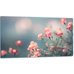 Skeer & Skovle>SKÆREBRÆT I GLAS 52x30 BLOMSTER