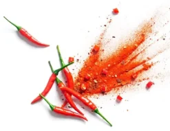 Skærebrætter>SKÆREBRÆT I GLAS 52x40 CHILI