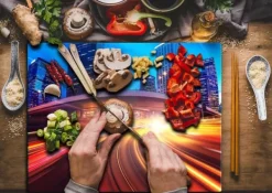 SKÆREBRÆT I GLAS 52x40 CITY Clearance