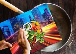 SKÆREBRÆT I GLAS 52x40 CITY Clearance