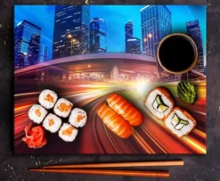 SKÆREBRÆT I GLAS 52x40 CITY Clearance