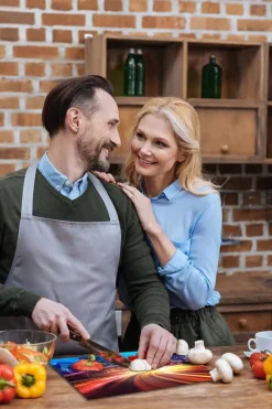 SKÆREBRÆT I GLAS 52x40 CITY Clearance