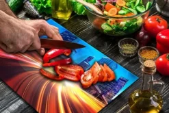 SKÆREBRÆT I GLAS 52x40 CITY Clearance