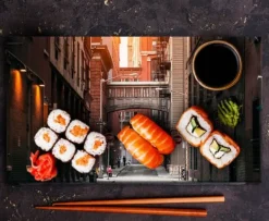 SKÆREBRÆT I GLAS 52x30 CITY Hot