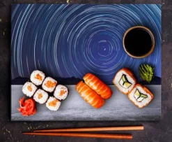 SKÆREBRÆT I GLAS 52x40 COSMOS New