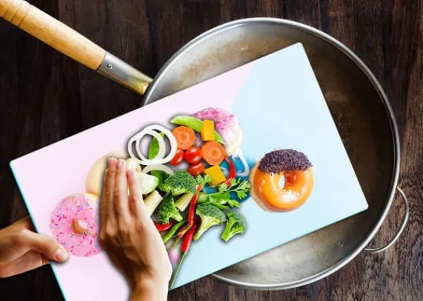 Skeer & Skovle>SKÆREBRÆT I GLAS 52x30 DONUTS