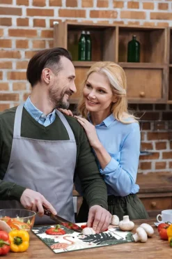 SKÆREBRÆT I GLAS 52x40 FLAMINGO Hot