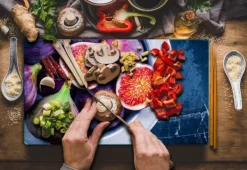 SKÆREBRÆT I GLAS 52x30 FRUGT Clearance