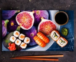 SKÆREBRÆT I GLAS 52x30 FRUGT Clearance