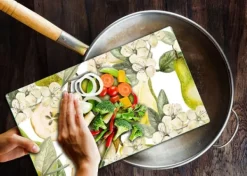 SKÆREBRÆT I GLAS 52x30 FRUGT Best