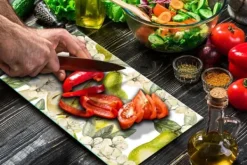 SKÆREBRÆT I GLAS 52x30 FRUGT Best