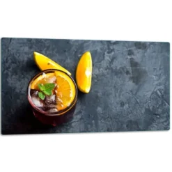 Mad- & Drikkeskabeloner>SKÆREBRÆT I GLAS 52x30 FRUGT