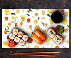 SKÆREBRÆT I GLAS 52x30 FRUGT Hot