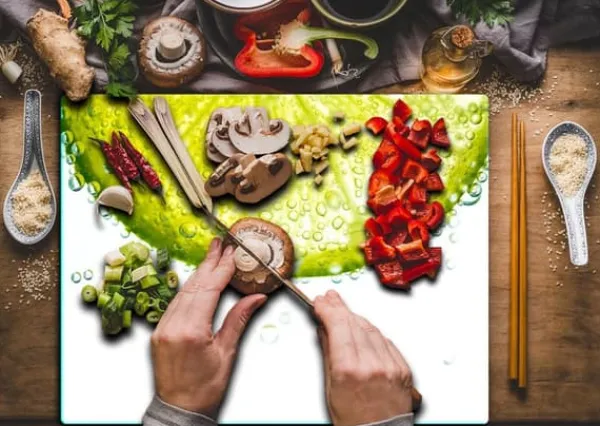 Ismaskine>SKÆREBRÆT I GLAS 52x40 FRUGT