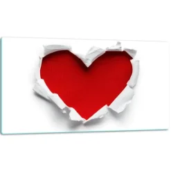 Skærebrætter>SKÆREBRÆT I GLAS 52x30 HJERTE