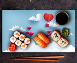 SKÆREBRÆT I GLAS 52x30 HJERTE Sale