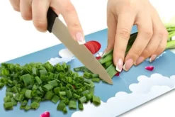 SKÆREBRÆT I GLAS 52x30 HJERTE Sale