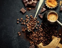 SKÆREBRÆT I GLAS 52x40 KAFFE Clearance