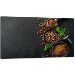 SKÆREBRÆT I GLAS 52x30 KAFFE Outlet