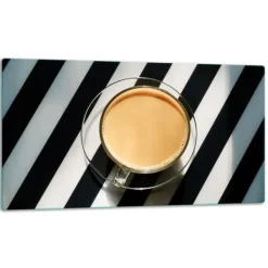 SKÆREBRÆT I GLAS 52x30 KAFFE Discount